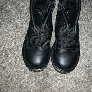 Dr. Martens Kids Black Lace-Up Boots